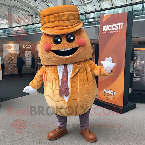 Personnage De Costume De Mascotte Redbrokoly Croissant De Rouille H... on Productcaster.