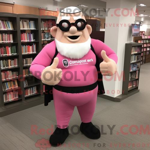 Costume Mascotte Redbrokoly De Strongman Rose Personnage Habillé D ... on Productcaster.