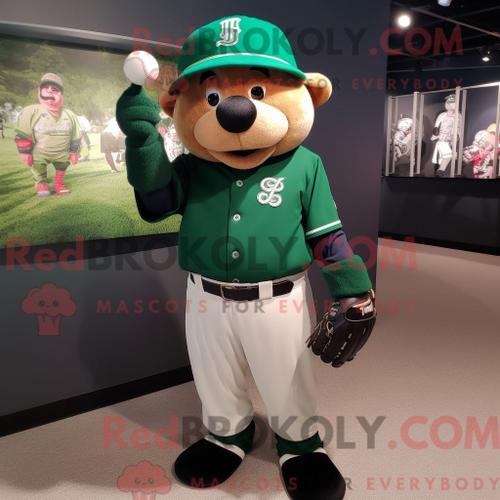 Personnage De Costume De Mascotte Redbrokoly De Gant De Baseball Ve... on Productcaster.