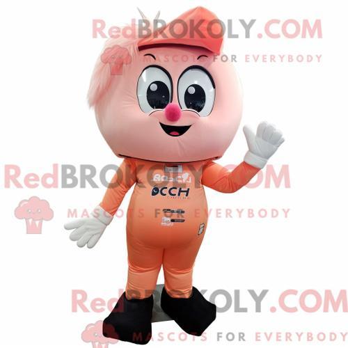 Personnage De Costume De Mascotte Redbrokoly De Téléphone Violet Ha... on Productcaster.