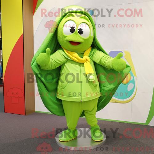 Personnage De Costume De Mascotte Redbrokoly Arc-En-Ciel Vert Citro... on Productcaster.