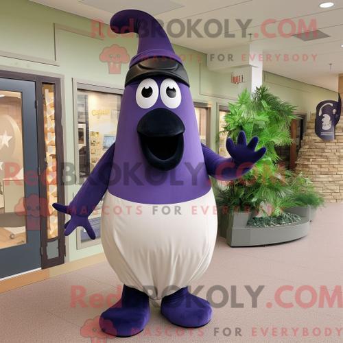 Costume Mascotte Redbrokoly D Aubergine Marine Personnage Habillé A... on Productcaster.