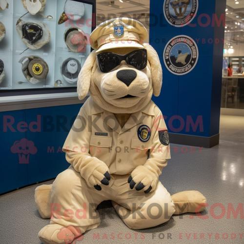 Mascotte Redbrokoly De Navy Seal Beige Costume De Personnage Habill... on Productcaster.