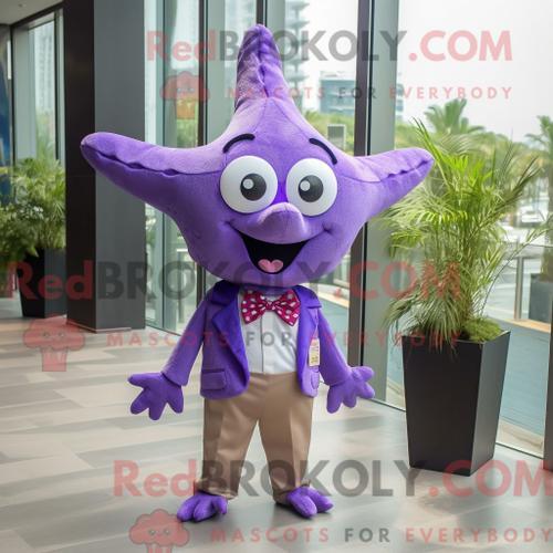 Costume De Mascotte Redbrokoly D Étoile De Mer Violette Personnage ... on Productcaster.