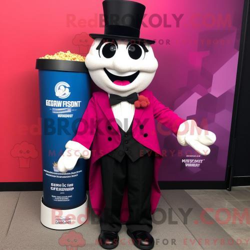 Personnage De Costume De Mascotte Redbrokoly Magenta Pop Corn Habil... on Productcaster.