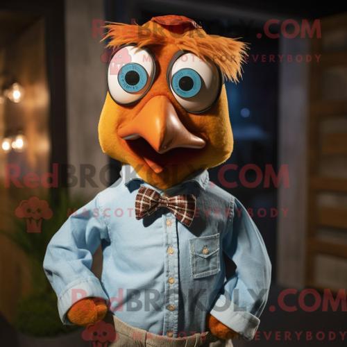 Personnage De Costume De Mascotte Redbrokoly De Poulet Au Beurre Ro... on Productcaster.