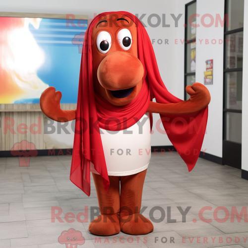 Costume Mascotte Redbrokoly De Dauphin Pêche Personnage Habillé D U... on Productcaster.