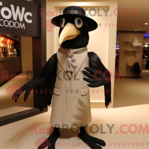 Costume De Mascotte Redbrokoly De Tan Crow Habillé D Un Smoking Et ... on Productcaster.