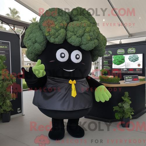 Costume Mascotte Redbrokoly De Brocoli Noir Personnage Habillé D Un... on Productcaster.