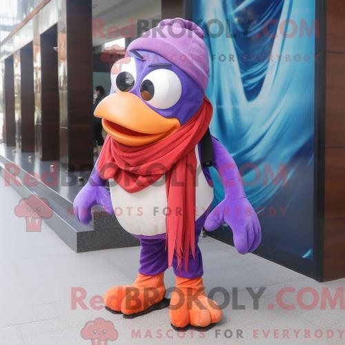 Personnage De Costume De Mascotte Redbrokoly De Poisson Clown Viole... on Productcaster.