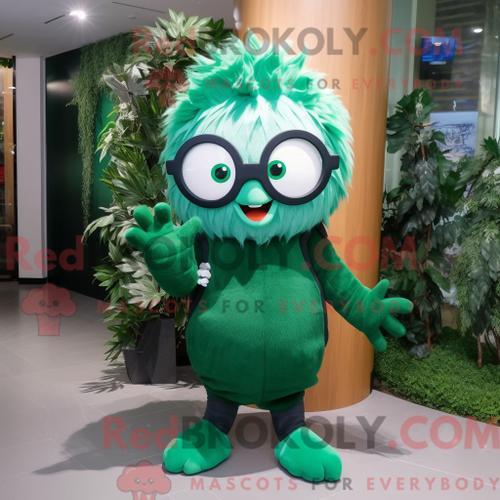 Personnage De Costume De Mascotte Redbrokoly De Glace Verte Foresti... on Productcaster.