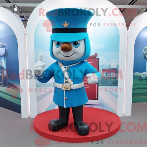 Costume De Mascotte Redbrokoly De La Garde Royale Britannique Bleu ... on Productcaster.