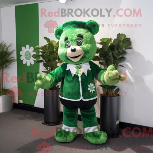 Personnage De Costume De Mascotte Redbrokoly Green Bunch Of Shamroc... on Productcaster.