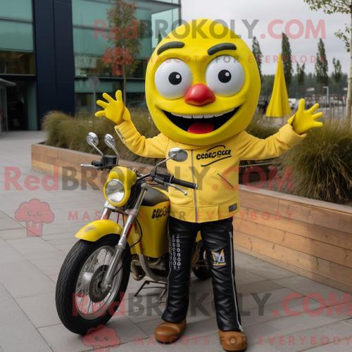 Personnage De Costume De Mascotte Redbrokoly De Ceviche Jaune Habil... on Productcaster.