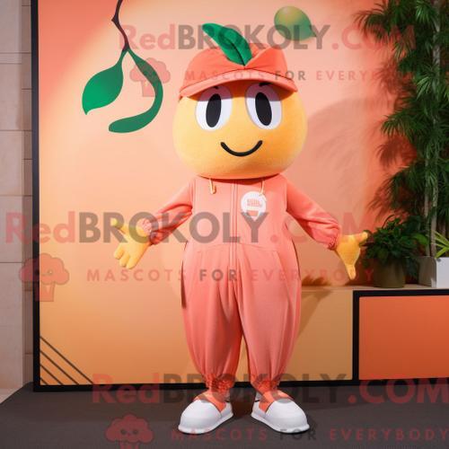 Costume De Mascotte Redbrokoly De Peach Pho Personnage Habillé D Un... on Productcaster.