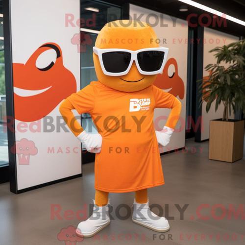 Costume De Mascotte Redbrokoly De Pho Orange Personnage Habillé Ave... on Productcaster.