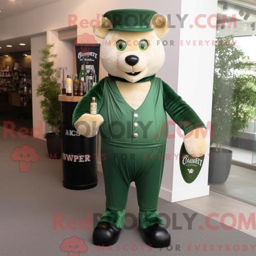 Personnage De Costume De Mascotte Redbrokoly De Champagne Vert Forê... on Productcaster.