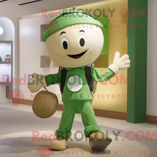 Personnage Mascotte Redbrokoly De Juggle Vert Habillé Avec Un Panta... on Productcaster.