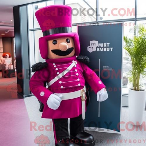 Personnage De Costume De Mascotte Redbrokoly De La Garde Royale Bri... on Productcaster.