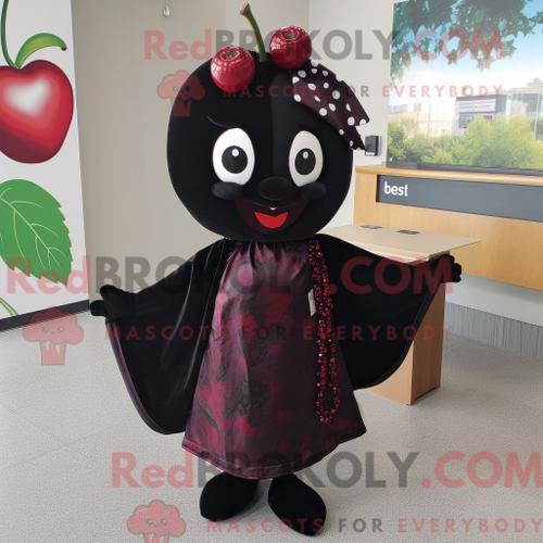 Personnage De Costume De Mascotte Redbrokoly De Cerise Noire Habill... on Productcaster.