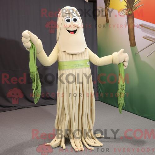 Costume Mascotte Redbrokoly D Asperges Beiges Personnage Habillé D ... on Productcaster.