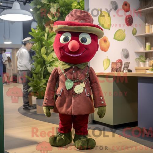 Costume De Mascotte Redbrokoly De Rust Crab Cakes Personnage Habill... on Productcaster.