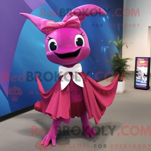 Costume De Mascotte Redbrokoly D Espadon Magenta Personnage Habillé... on Productcaster.