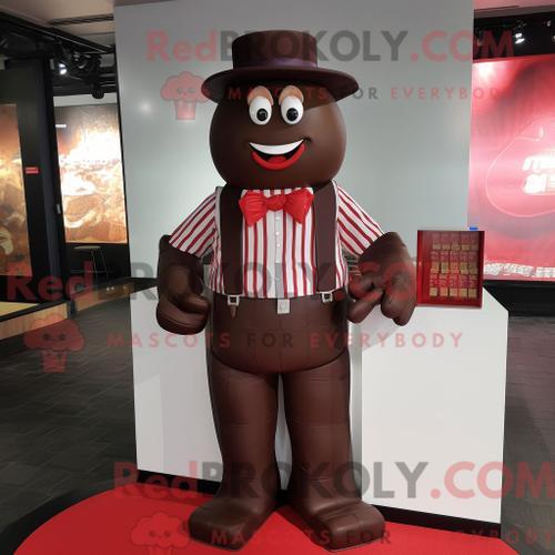 Personnage De Costume De Mascotte Redbrokoly De Barre De Chocolat R... on Productcaster.