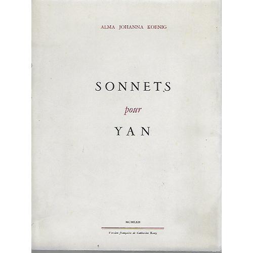 Sonnets Pour Yan - Version Française De Catherine Kany. Gravures En... on Productcaster.