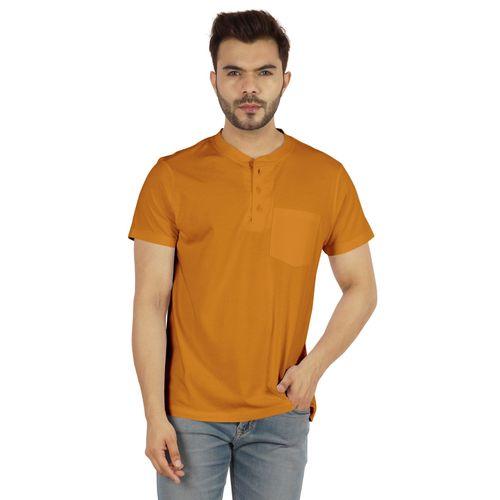 Inkmeso T-Shirt Solide Henley Pour Chemise De Poche Manches Courtes... on Productcaster.