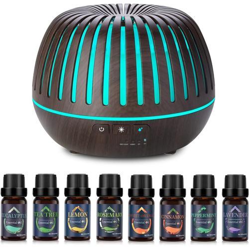 Dark+8 Dark+8 Diffuseur d'Huiles Essentielles 500ml avec 8 * 10ml H... on Productcaster.