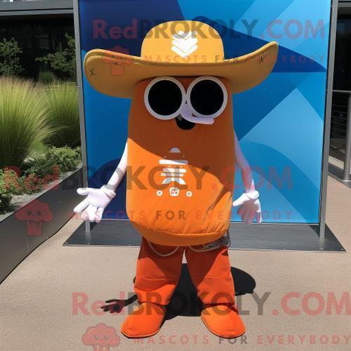 Costume De Mascotte Redbrokoly De Cowboy Orange Habillé D Un Short ... on Productcaster.