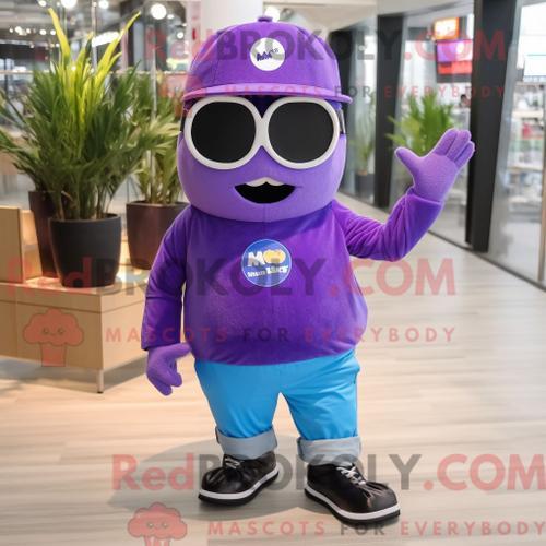 Costume Mascotte Redbrokoly D Aglet Violet Personnage Habillé Avec ... on Productcaster.