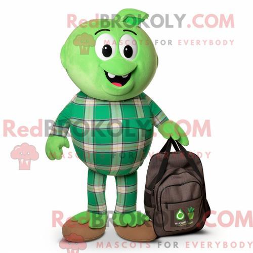 Personnage De Costume De Mascotte Redbrokoly De Ballon De Volley-Ba... on Productcaster.