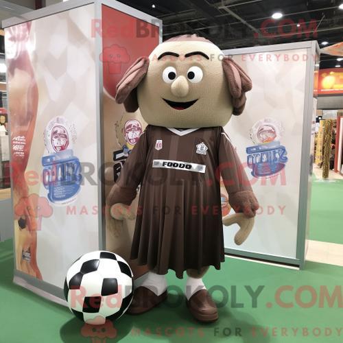 Personnage De Costume De Mascotte Redbrokoly De But De Football Mar... on Productcaster.