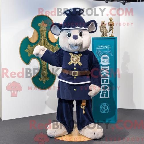 Personnage De Costume De Mascotte Redbrokoly De Croix Celtique De L... on Productcaster.