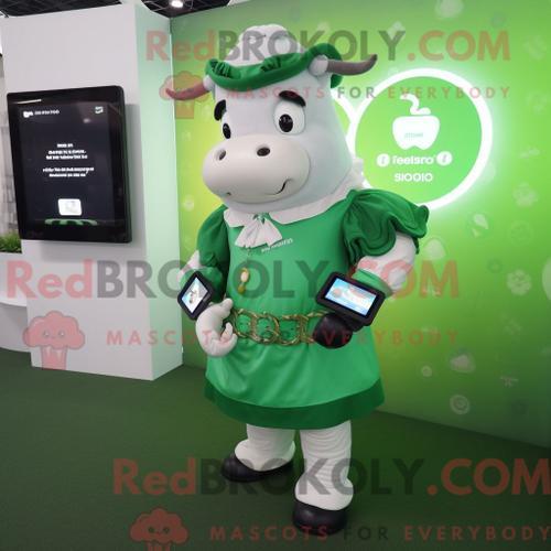 Costume De Mascotte Redbrokoly De Boeuf Vert Wellington Habillé D U... on Productcaster.