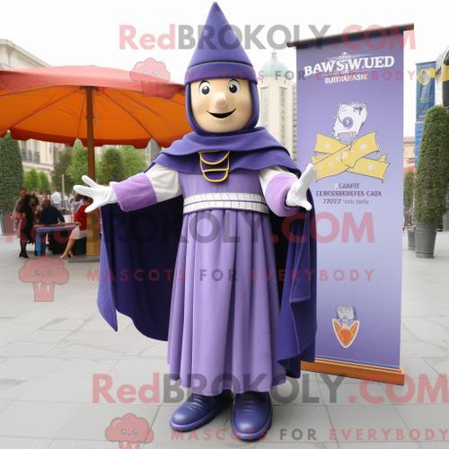 Costume Mascotte Redbrokoly De La Garde Suisse Lavande Personnage H... on Productcaster.