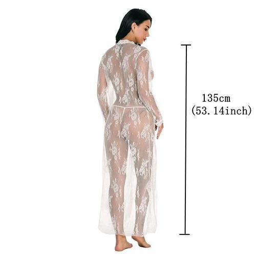 Ensembles De Lingerie Transparents Pour Femmes,Pyjamas Longs,Peigno... on Productcaster.