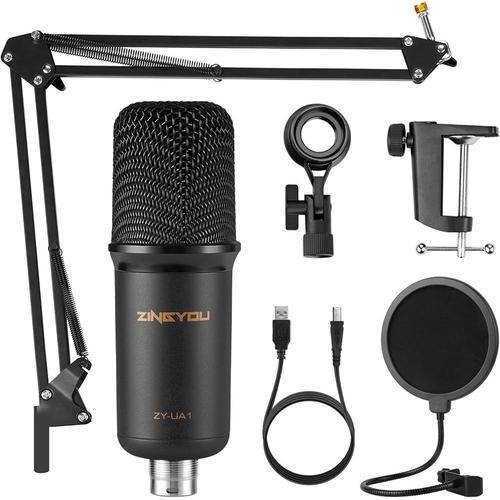 ZINGYOU USB Microphone Bundle ZY-UA1 Kit de Micro à condensateur d'... on Productcaster.