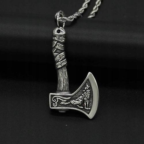 X12 Collier Viking Double Tomahawk Vintage Pour Homme Sp10163 on Productcaster.