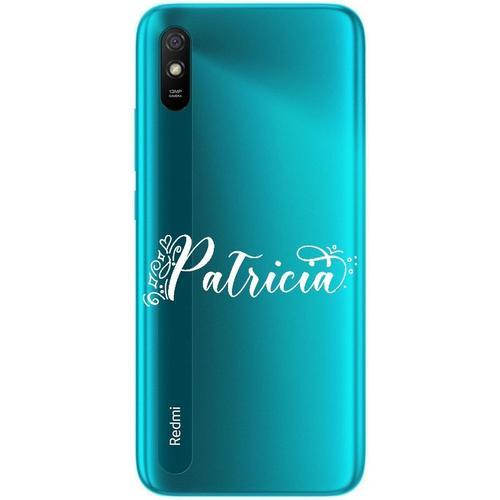 Coque Redmi 9a Avec Votre Prénom 7 Fleur Et Coeur Blanc on Productcaster.