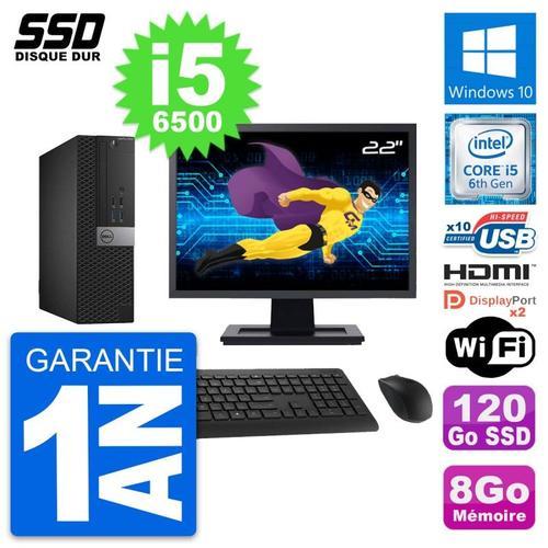 PC Dell 5040 SFF Ecran 22" Intel i5-6500 RAM 8Go SSD 120Go HDMI Win... (Reconditionné) on Productcaster.