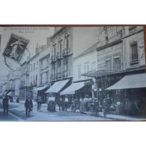 Photo Ancienne Carte Postale 50x32 Cm Montceau Les Mines on Productcaster.