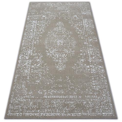 80x150 Cm Tapis Sense Micro 81261 Vintage Beige/Blanc on Productcaster.