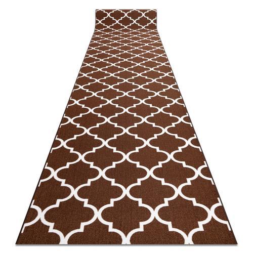 57x920 Cm Tapis De Couloir Antidérapant Trèfle Marocain Marron 57 C... on Productcaster.