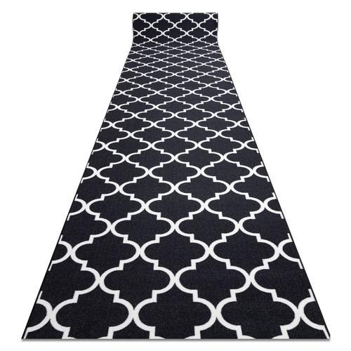 57x440 Cm Tapis De Couloir Antidérapant Trèfle Marocain 57 Cm Noir ... on Productcaster.