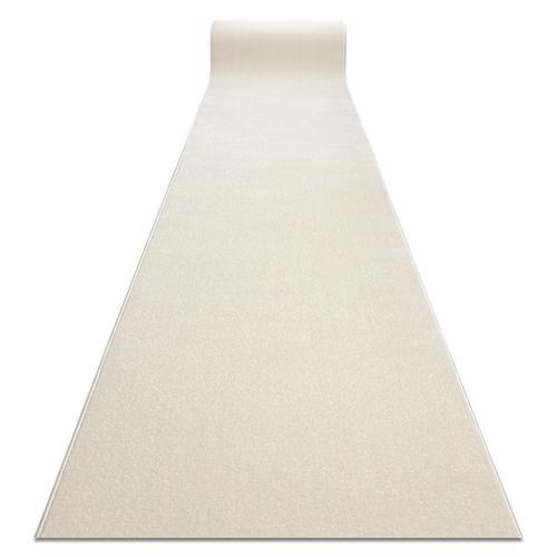 60x280 Cm Tapis De Couloir Karmel Plaine, Une Couleur Blanc 60 Cm on Productcaster.