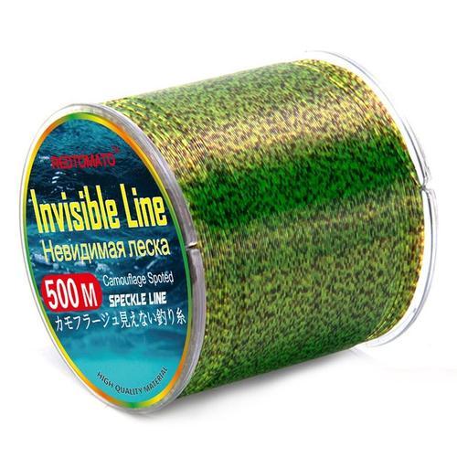 500m Green-1.0 -Ligne De Pêche À La Mouche Invisible 3d De 500m,Mon... on Productcaster.