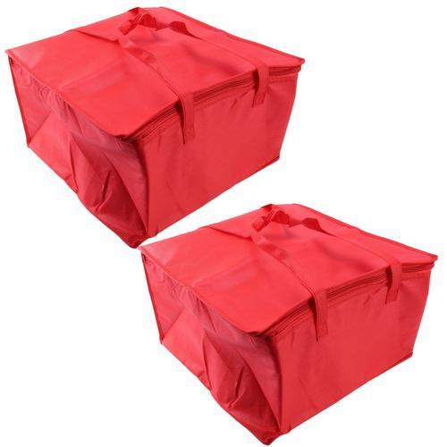 2X Pliable Grand GlacièRe Sac Portable Gâteau Alimentaire Isolé Feu... on Productcaster.